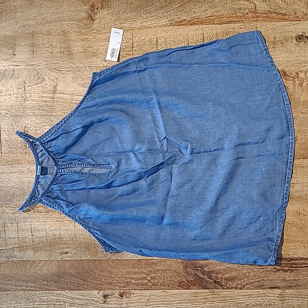 *NWT* Old Navy denim halter top, lightweight, loose-fit